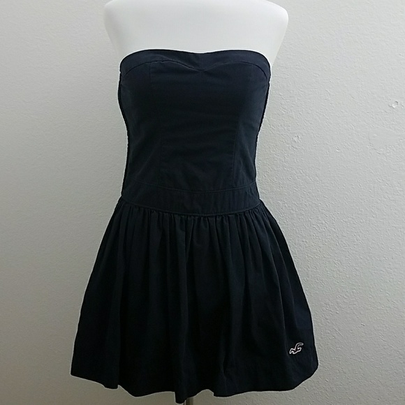 hollister strapless dress